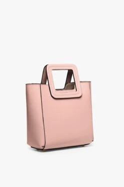 MINI SHIRLEY LEATHER BAG | DARK BLUSH 5 MINI SHIRLEY LEATHER BAG | DARK BLUSH -Staud Store STAUD MINI SHIRLEY DARK BLUSH CALF NAPPA SPRING 21 4