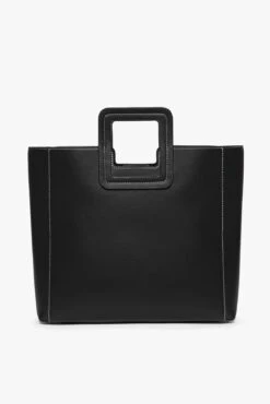 SHIRLEY LEATHER BAG | BLACK -Staud Store STAUD SHIRLEY BAG BLACK FALL19 1