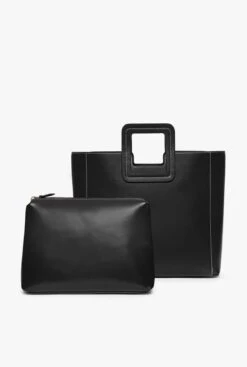 SHIRLEY LEATHER BAG | BLACK -Staud Store STAUD SHIRLEY BAG BLACK FALL19 2