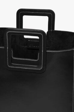 SHIRLEY LEATHER BAG | BLACK -Staud Store STAUD SHIRLEY BAG BLACK FALL19 5