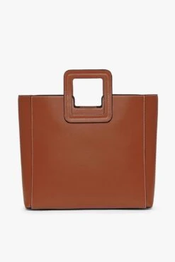 SHIRLEY LEATHER BAG | SADDLE -Staud Store STAUD SHIRLEY BAG SADDLE FALL19 1