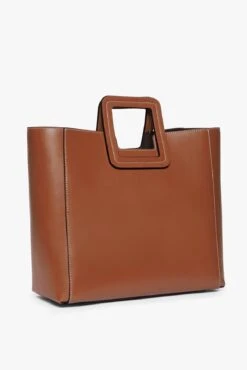 SHIRLEY LEATHER BAG | SADDLE -Staud Store STAUD SHIRLEY BAG SADDLE FALL19 4