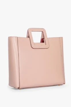 SHIRLEY LEATHER BAG | BLUSH -Staud Store STAUD SHIRLEY BLUSH RESORT20 4