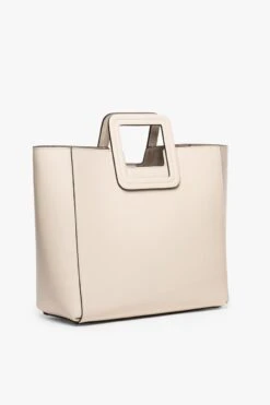 SHIRLEY LEATHER BAG | CREAM 7 SHIRLEY LEATHER BAG | CREAM -Staud Store STAUD SHIRLEY CREAM CALF SPRING 21 4