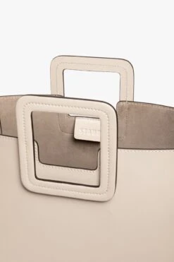 SHIRLEY LEATHER BAG | CREAM 8 SHIRLEY LEATHER BAG | CREAM -Staud Store STAUD SHIRLEY CREAM CALF SPRING 21 5