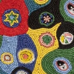 TOMMY BEADED BAG | BLACK MILLEFIORI -Staud Store STAUD TOMMY BAG MILLIEFIORI BLACK BEAD FW20 5 50d8456a 0dda 4f25 bee4 22baef8b4ce8