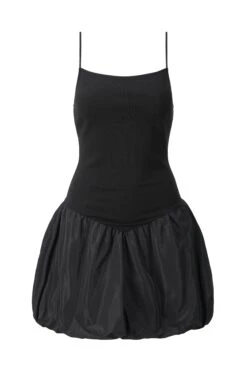 ABLEE DRESS | BLACK -Staud Store STAUD ABLEEDRESS BLACK ECOM 1