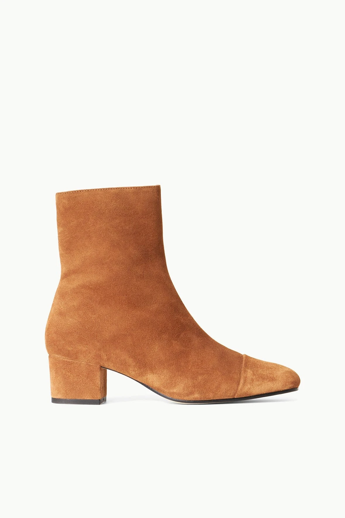 AIMEE SHORT BOOT | TAN SUEDE AIMEE SHORT BOOT | TAN SUEDE -Staud Store STAUD AIMEE SHORT BOOT TAN FALL 22 ECOM 1