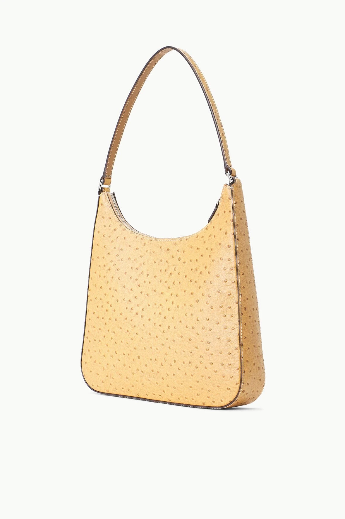 ALEC BAG | WALNUT OSTRICH EMBOSSED ALEC BAG | WALNUT OSTRICH EMBOSSED -Staud Store STAUD ALEC BAG WALNUT FALL 23 ECOM 2