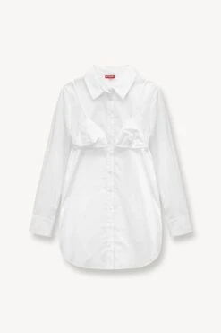 ALITA TUNIC | WHITE 10 ALITA TUNIC | WHITE -Staud Store STAUD ALITA TUNIC WHITE SUPF 23 ECOM 1 1