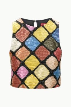 ALORA TOP | DANCE FLOOR -Staud Store STAUD ALORATOP DANCEFLOOR ECOM 1