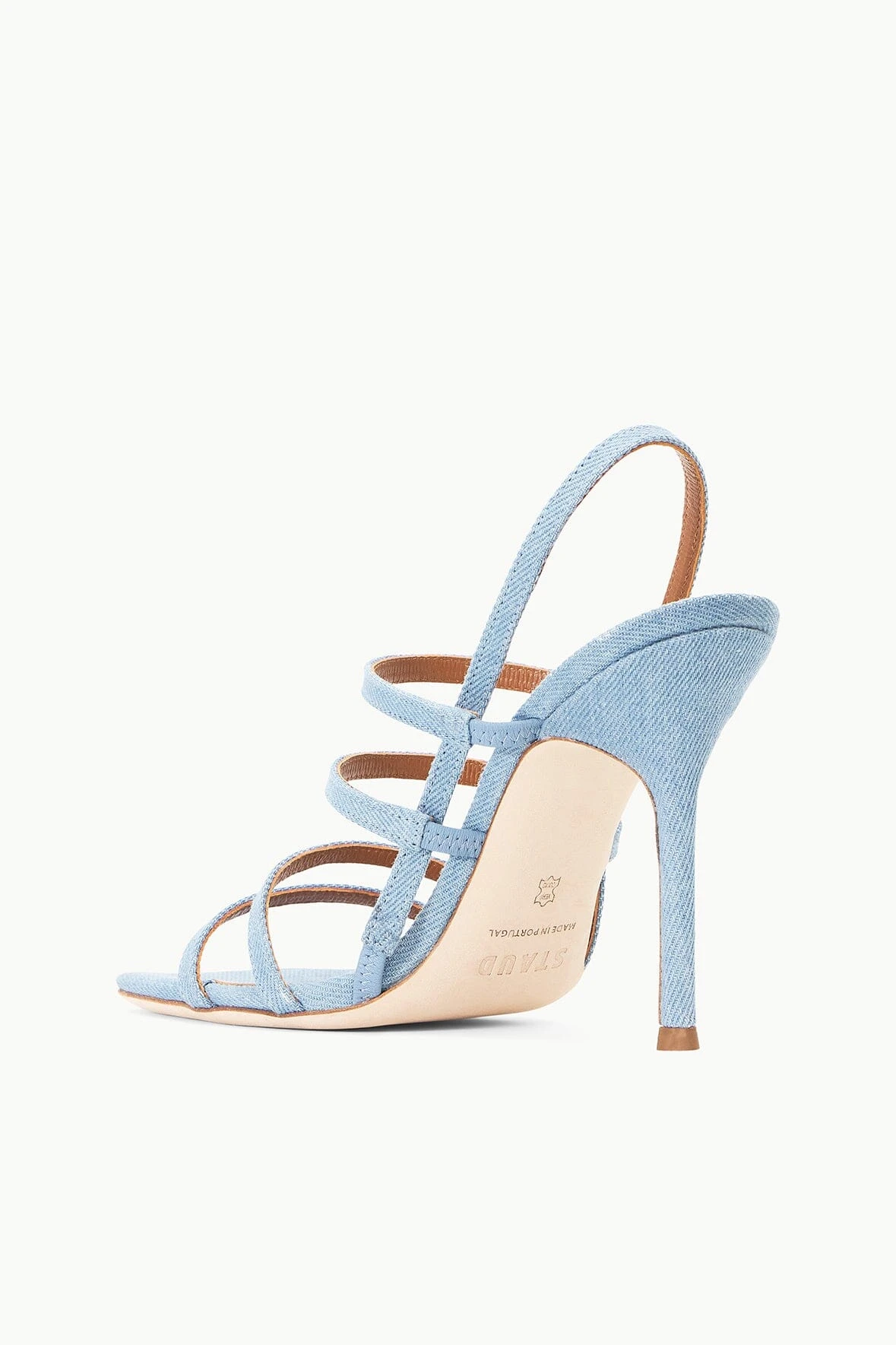 ANISE HEEL | DENIM BLUE ANISE HEEL | DENIM BLUE -Staud Store STAUD ANISE HEEL DENIMBLUE FALL 23 ECOM 3