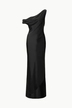 ASHANTI DRESS | BLACK 6 ASHANTI DRESS | BLACK -Staud Store STAUD ASHANTIDRESS BLACK ECOM 1