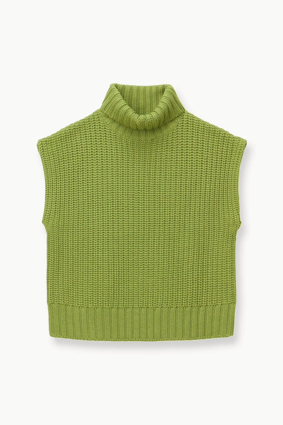 BETTE SWEATER | FERN BETTE SWEATER | FERN -Staud Store STAUD BETTESWEATER KNITTOP FERN FALL 23 ECOM 1