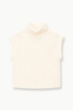 BETTE SWEATER | IVORY 7 BETTE SWEATER | IVORY -Staud Store STAUD BETTESWEATER KNITTOP IVORY FALL 23 ECOM 1