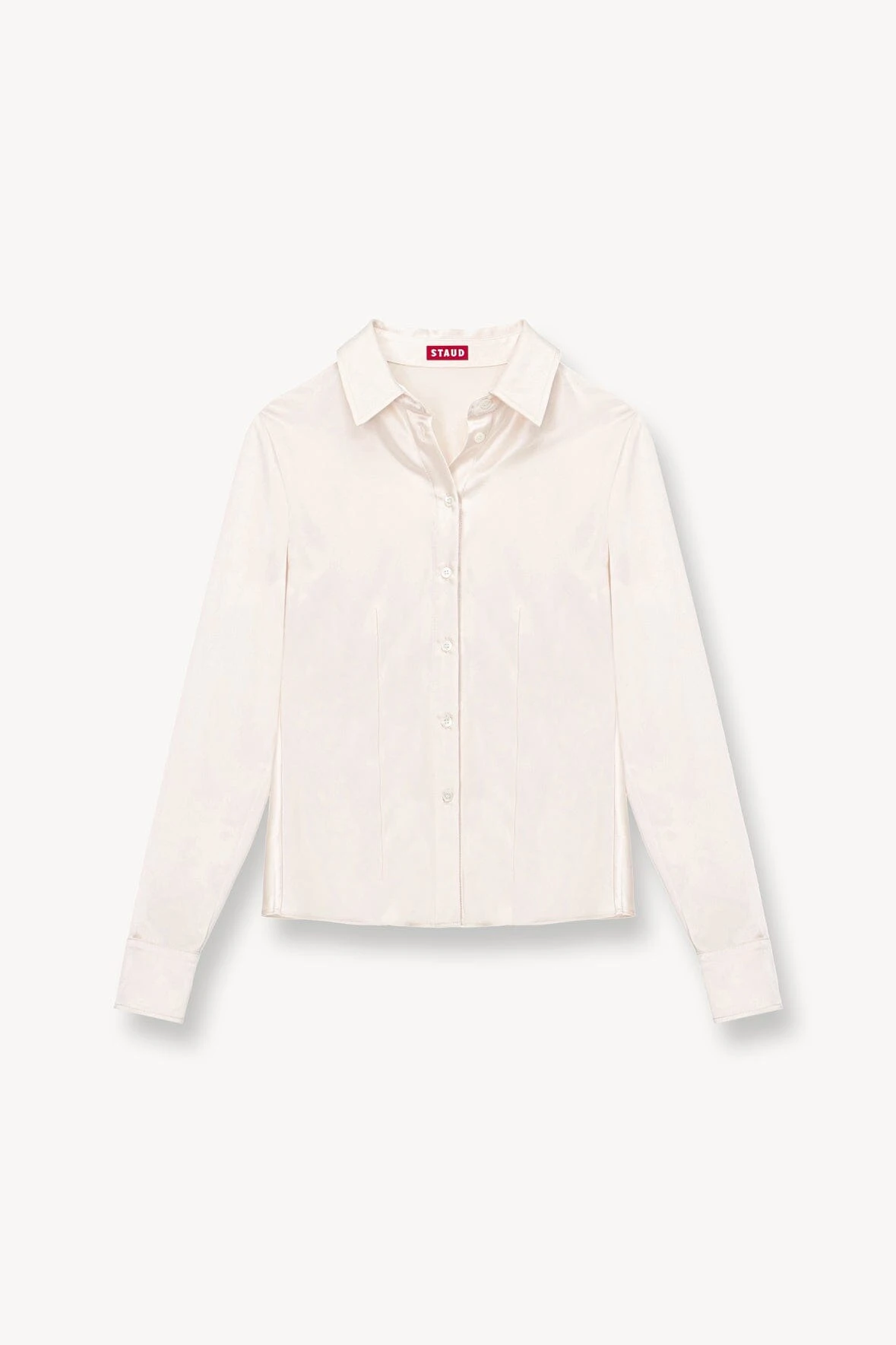 BOGART TOP | IVORY BOGART TOP | IVORY -Staud Store STAUD BOGART WOVEN TOP IVORY FALL 23 ECOM 1