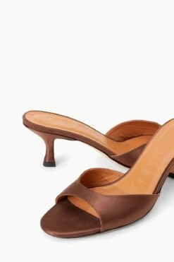 BRIGITTE MULE | CLOVE SATIN -Staud Store STAUD BRIGITTE MULE CLOVE SUPF 23 ECOM 4