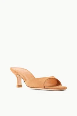 BRIGITTE MULE | TAN SUEDE 3 BRIGITTE MULE | TAN SUEDE -Staud Store STAUD BRIGITTE MULE TAN SUPF 23 ECOM 2