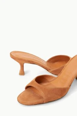 BRIGITTE MULE | TAN SUEDE 5 BRIGITTE MULE | TAN SUEDE -Staud Store STAUD BRIGITTE MULE TAN SUPF 23 ECOM 4