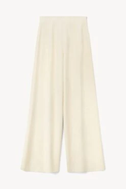 CALEB PANT | ECRU -Staud Store STAUD CALEB PANT ECRU HOLIDAY 22 ECOM 1