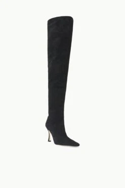 CAMI OVER THE KNEE BOOT | BLACK SUEDE -Staud Store STAUD CAMIOTK BOOT BLACK FALL 23 ECOM 2