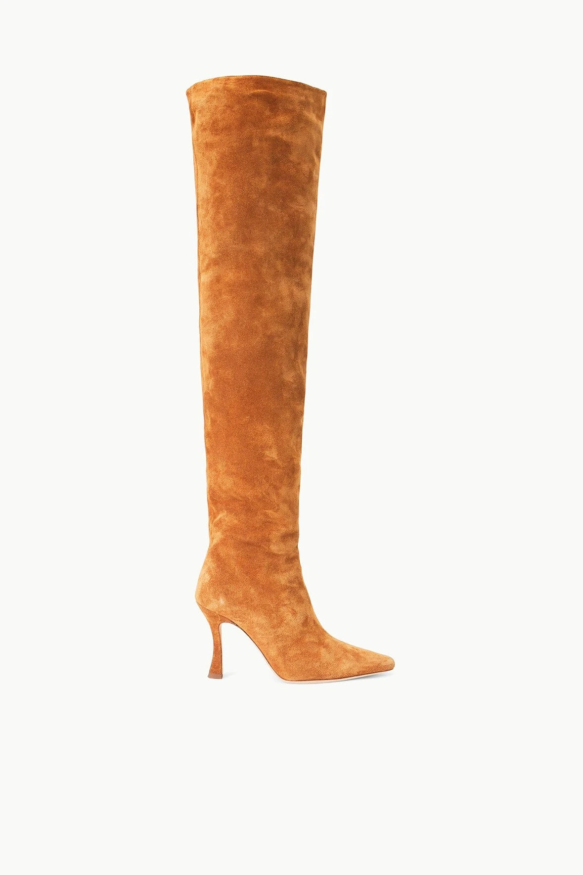 CAMI OVER THE KNEE BOOT | TAN SUEDE CAMI OVER THE KNEE BOOT | TAN SUEDE -Staud Store STAUD CAMIOTK BOOT TAN FALL 23 ECOM 1
