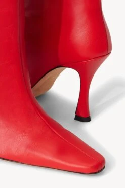 CAMI BOOT | CHERRY -Staud Store STAUD CAMI BOOT CHERRY FALL 22 ECOM 5