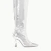 CAMI BOOT | CHROME 1 CAMI BOOT | CHROME -Staud Store STAUD CAMI BOOT CHROME FALL 23 ECOM 1