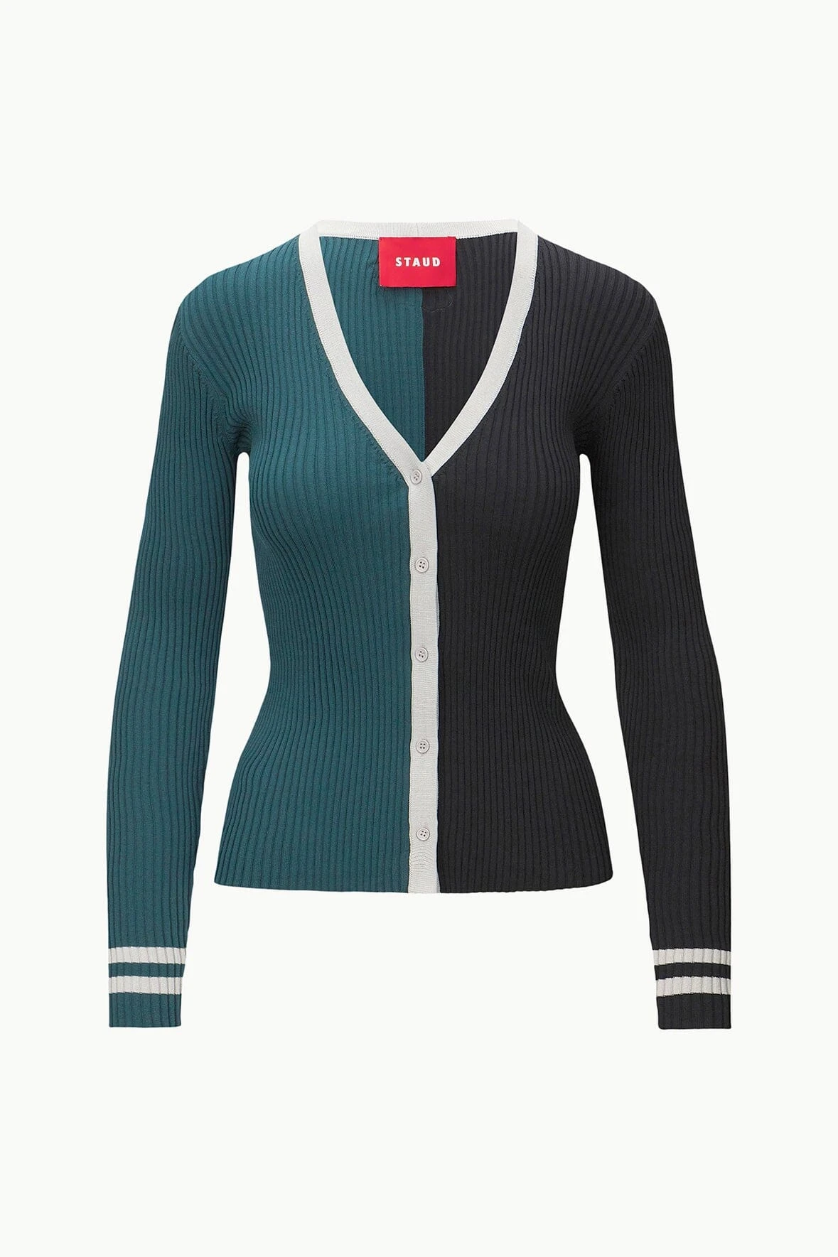 THE STAUD NFL CARGO SWEATER | PHILADELPHIA EAGLES THE STAUD NFL CARGO SWEATER | PHILADELPHIA EAGLES -Staud Store STAUD CARGOSWEATERXNFL SWEATER PHILADELPHIAEAGLES FANATICS 23 ECOM 1