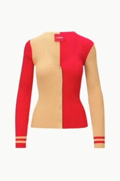 THE STAUD NFL CARGO SWEATER | SAN FRANCISCO 49ERS -Staud Store STAUD CARGOSWEATERXNFL SWEATER SANFRANCISCO49ERS FANATICS 23 ECOM 1