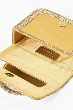 CARMEN BEADED BOX BAG | GOLD -Staud Store STAUD CARMENBEADEDBOXBAG GOLD ECOM 3