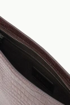 COLT SHOULDER BAG | ESPRESSO CROC EMBOSSED -Staud Store STAUD COLT SHOULDERBAG ESPRESSO FALL 23 ECOM 3