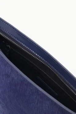 COLT SHOULDER BAG | NAVY HAIRCALF -Staud Store STAUD COLT SHOULDERBAG NAVY FALL 23 ECOM 3