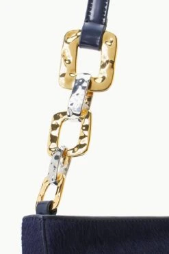 COLT SHOULDER BAG | NAVY HAIRCALF -Staud Store STAUD COLT SHOULDERBAG NAVY FALL 23 ECOM 4