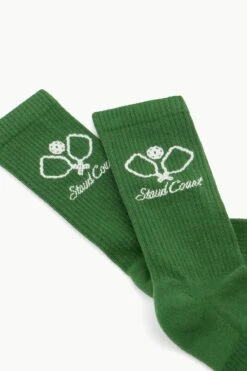 PICKLEBALL SOCKS | COURT GREEN 4 PICKLEBALL SOCKS | COURT GREEN -Staud Store STAUD COURT SOCKS GREEN SUPF 23 ECOM 2