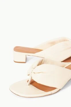 DAHLIA SANDAL | CREAM -Staud Store STAUD DAHLIA SANDAL CREAM SPRING 23 ECOM 4