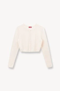 DEANNA SWEATER | CREME -Staud Store STAUD DEANNA SWEATER IVORY SUPF 23 ECOM 1
