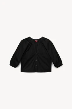 DILL TOP | BLACK -Staud Store STAUD DILL TOP BLACK FALL 22 ECOM 1