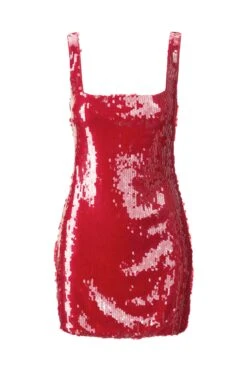 ECLIPSE DRESS | POINSETTIA -Staud Store STAUD ECLIPSEDRESS POINSETTIA ECOM 1