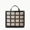 EMMA TOTE | BLACK NATURAL 1 EMMA TOTE | BLACK NATURAL -Staud Store STAUD EMMATOTE BAG BLACKNATURAL SUPF 23 ECOM 2