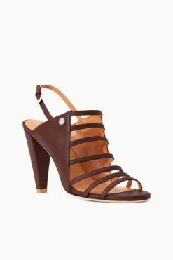 EMMA HEEL | MAHOGANY -Staud Store STAUD EMMA HEEL MAHOGANY SUPF 23 ECOM 2