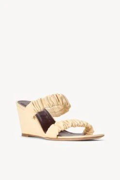 FRANKIE WEDGE | CREAM -Staud Store STAUD FRANKIE WEDGE CRM SEASON 22 ECOM 2