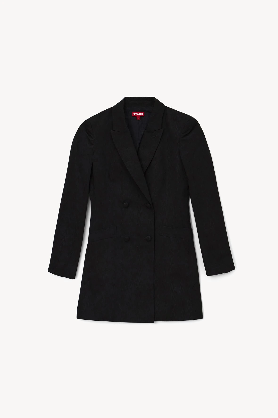 HUE BLAZER | BLACK HUE BLAZER | BLACK -Staud Store STAUD HUE BLAZER BLACK FALL 22 ECOM 1