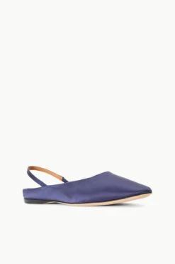 Staud Store 21 Staud Store -Staud Store STAUD JANINE MULE NAVYSATIN SPRING 23 ECOM 2