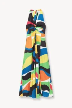 JENNIFER DRESS | MARBLE WAVE -Staud Store STAUD JENNIFER DRESS MARBLE WAVE SUPF 23 ECOM 1