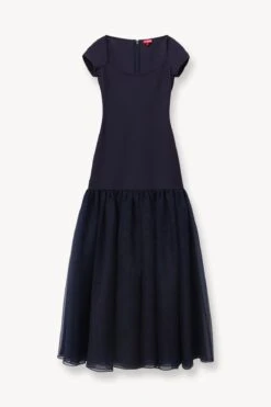 JOSEPH DRESS | NAVY 6 JOSEPH DRESS | NAVY -Staud Store STAUD JOSEPH DRESS NAVY SUPF 23 ECOM 1