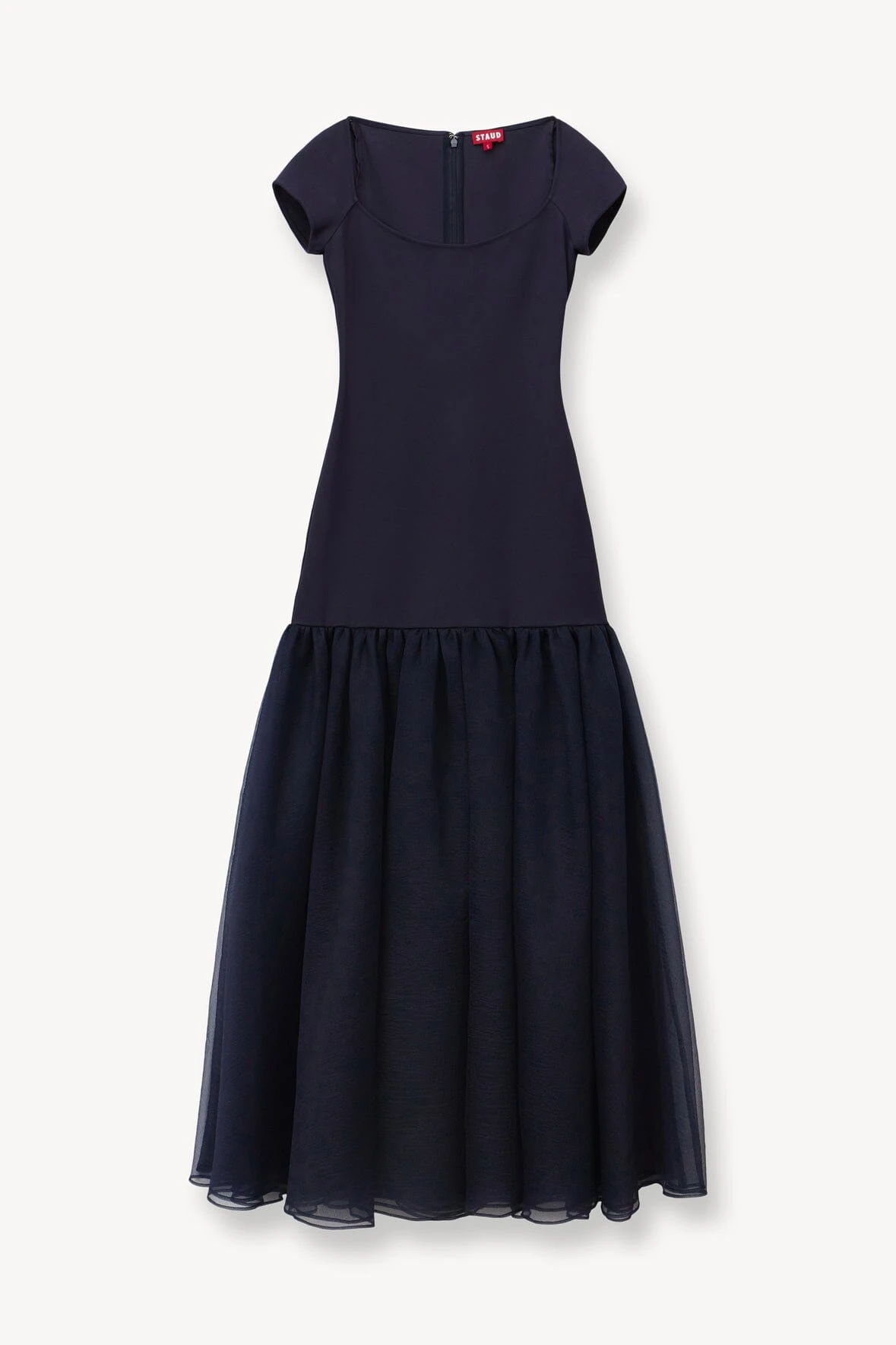 JOSEPH DRESS | NAVY JOSEPH DRESS | NAVY -Staud Store STAUD JOSEPH DRESS NAVY SUPF 23 ECOM 1