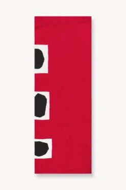 KARINA SKIRT | RUBY GEOSCAPE -Staud Store STAUD KARINA KNIT SKIRT RUBY GEOSCAPE FALL 23 ECOM 1