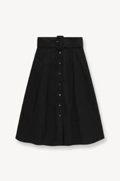 KINGSLEY SKIRT | BLACK 6 KINGSLEY SKIRT | BLACK -Staud Store STAUD KINGSLEY SKIRT BLACK SUPF 23 ECOM 1 1