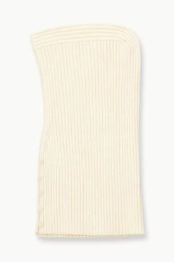 KNIT BALACLAVA | IVORY -Staud Store STAUD KNITBALACLAVA ACCESSORY IVORY FALL 23 ECOM 2 1